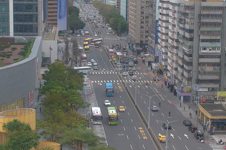 忠孝東路-松仁路口 氣溫22.5度