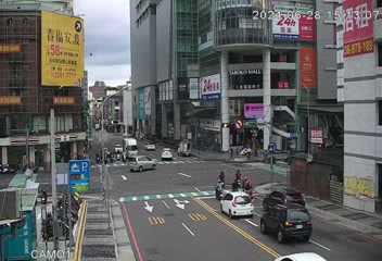 大智北路/復興路口(右側車流往建成路) 氣溫18.5度