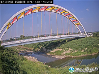 朴子溪 盧山橋 氣溫17.6度