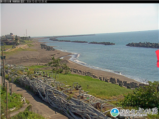 高屏溪 林園海堤 氣溫20度