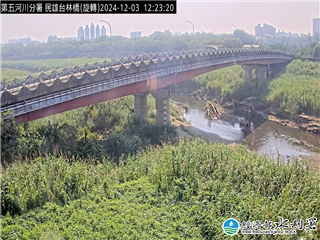 朴子溪 台林橋 氣溫17.6度