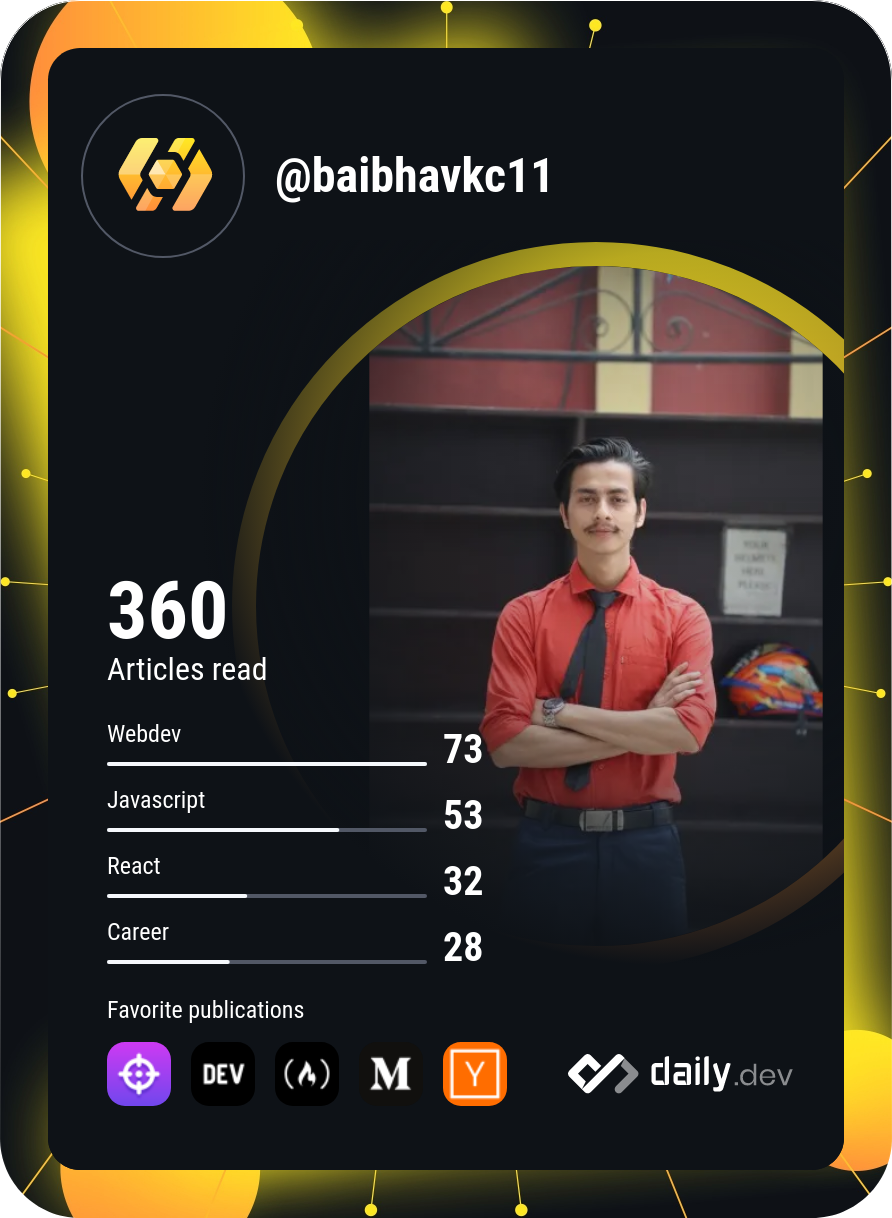 Baibhav K.C's Dev Card