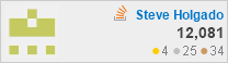 profile for Steve Holgado at Stack Overflow, Q&A for professional and enthusiast programmers