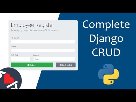 Video Tutorial for Python Django CRUD Operations