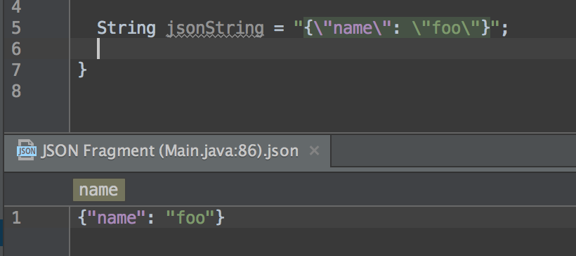 Editing JSON