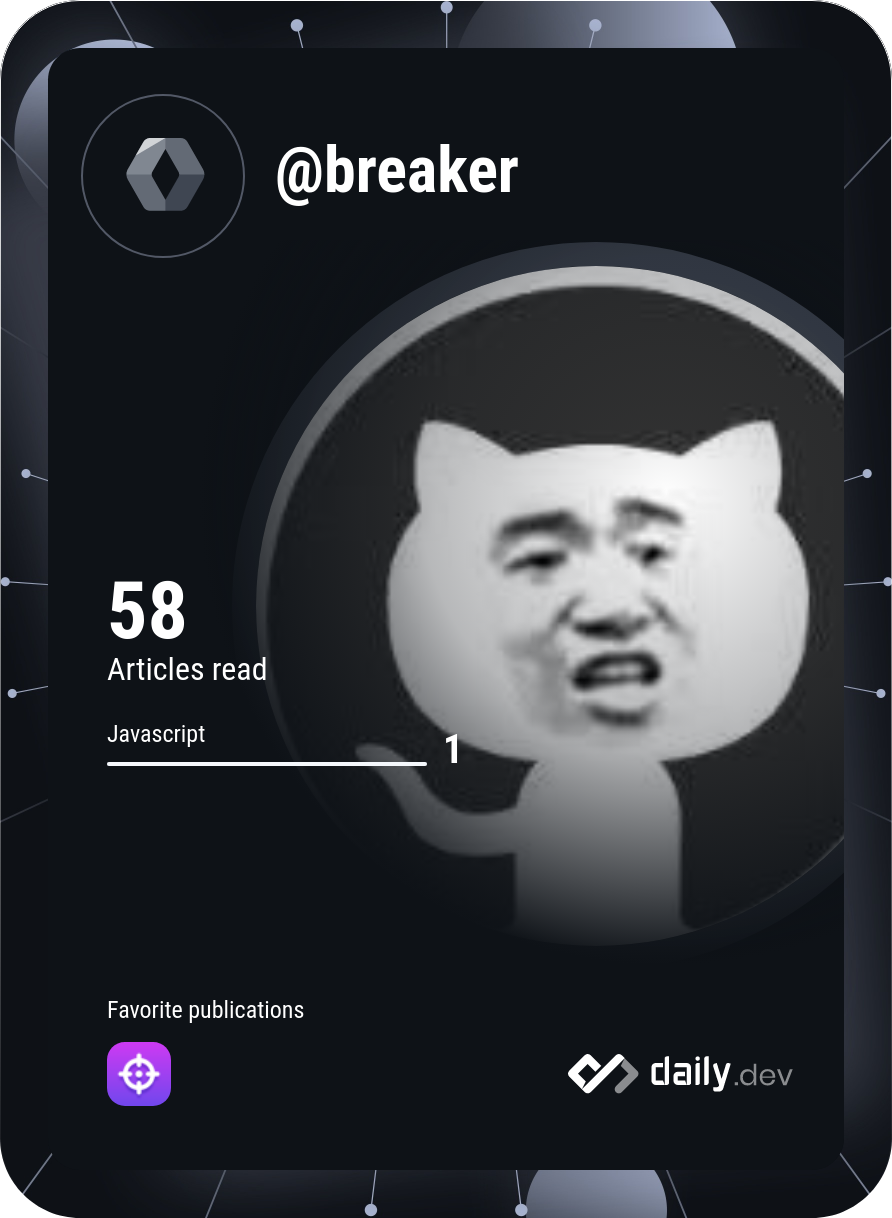 Breaker's Dev Card