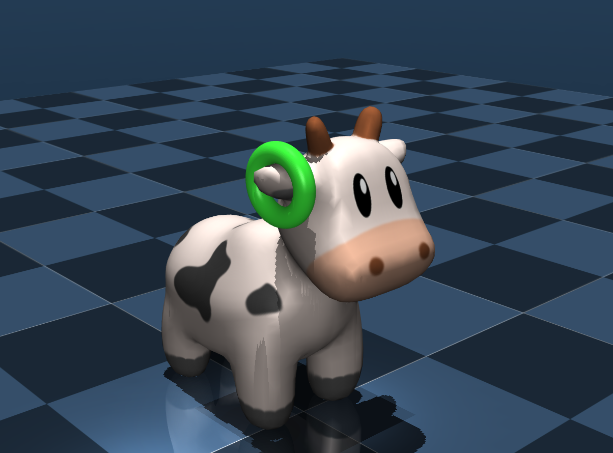 cow with donut