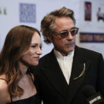 Susan Downey and Robert Downey Jr. attend "McNeal" opening night at Lincoln Center Theater starring Robert Downey Jr. on September 30, 2024 in New York City.