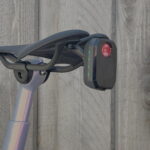 Picture of CarBack mounted on bike saddle