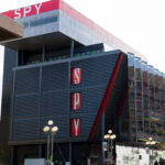 Photograph of the exterior of the International Spy Museum in DC