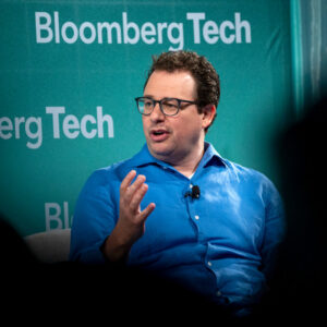 Dario Amodei, co-founder and chief executive officer of Anthropic, during the Bloomberg Technology Summit in San Francisco, California, US, on Thursday, May 9, 2024.