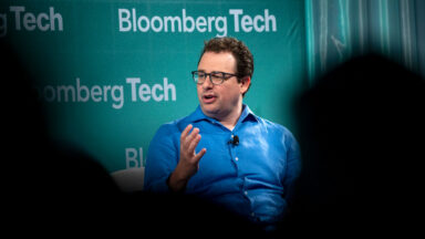 Dario Amodei, co-founder and chief executive officer of Anthropic, during the Bloomberg Technology Summit in San Francisco, California, US, on Thursday, May 9, 2024.