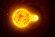 Artist’s impression of the yellow hypergiant star HR 5171