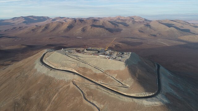 Flying over Cerro Armazones