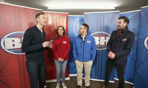 BBC Bargain Hunt Jon Kay Sally Nugent Tim Weeks 