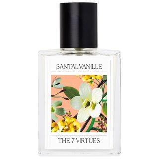 Santal Vanille Eau De Parfum on white background