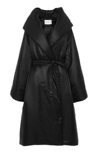 Belted Padded Nylon Coat