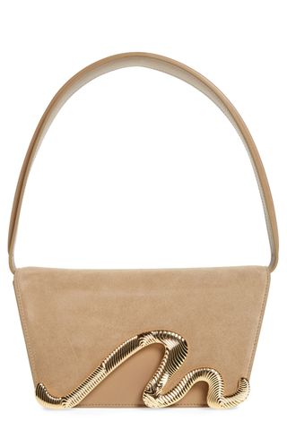 Cult Gaia Livi Leather Shoulder Bag