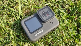 GoPro HERO 9 Black on some grass