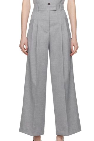 Gray Cymbaria Trousers