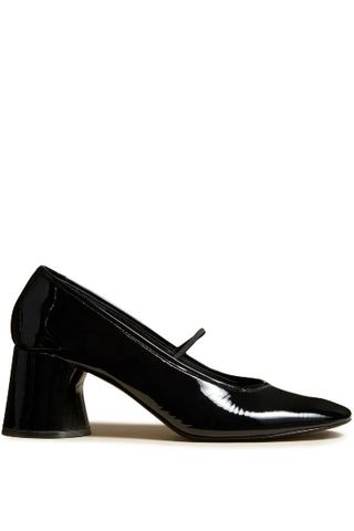 KHAITE The Lorimer 65mm patent-leather pumps