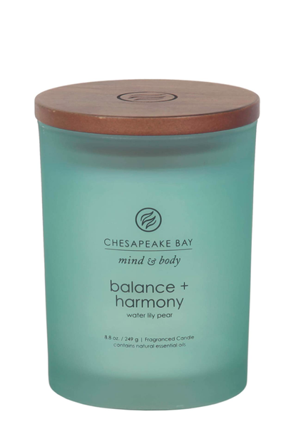 Chesapeake Bay Candle Balance + Harmony (Water Lily Pear)