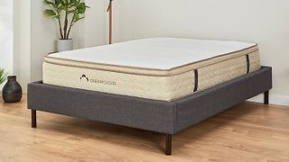 DreamCloud Luxury Hybrid mattress in a bedroom