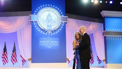 washington, dc january 21 us vice president joe biden and dr jill biden dance together during the inaugural ball at the walter e washington convention center on january 21, 2013 in washington, united states photo by michael kovacwireimage