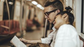 Snapshot, Glasses, Human, Eyewear, Photography, Smile, Child, Reading, Vision care, Ear,