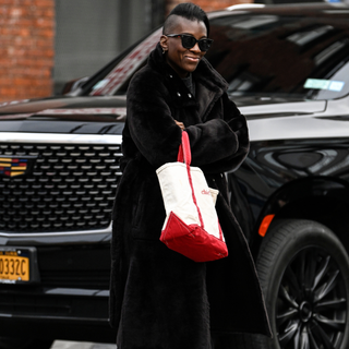 Marie Claire's Editor in Chief Nikki Ogunnaike has made the L.L Bean Boat and Tote her fashion week essential.