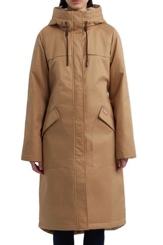 Jane Canvas Padded Longline Coat