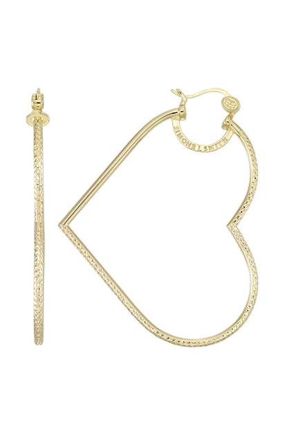 Simone I. Smith Extra Large Sweetheart Hoop Earrings