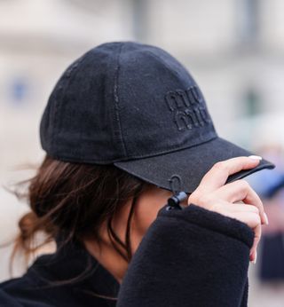 A designer baseball hat