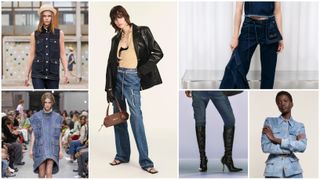 The winter 2025 pocket denim trend at Chanel, JW Anderson, Versace, Baum und Pferdgarten, Diesel, Brandon Maxwell Resort 2025