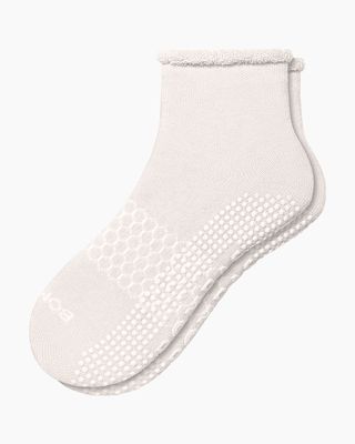 Heather Merino House Quarter Gripper Socks 