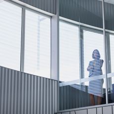 Architecture, Facade, Building, Window, Line, Glass, Transparent material, House, Reflection, Metal, 