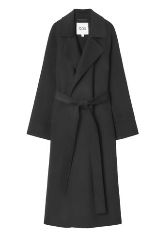 Belted Double-Faced Wool Coat