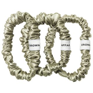 Crown Affair The Silk Scrunchie No. 001 Set