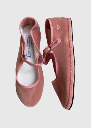 Drogheria Crivellini Velvet Mary Jane Slippers 