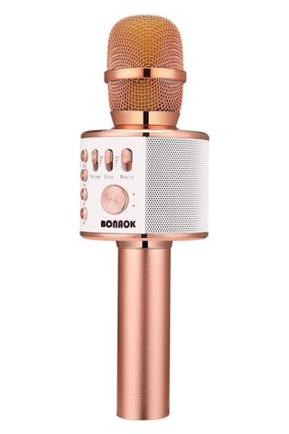 BONAOK Wireless Bluetooth Karaoke Microphone