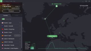 ProtonVPN interface