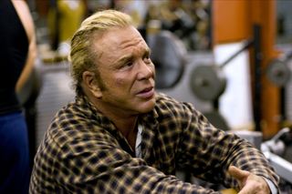 mickey rourke in the movie the wrestler