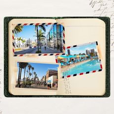 Agenda with images of L.A. 