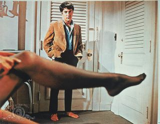 dustin hoffman and anne bancroft in The Graduate