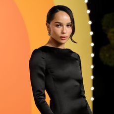 Zoe Kravitz at the 2025 VF Oscars after-party