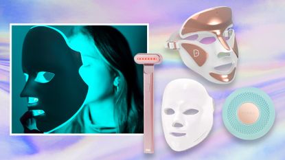 best led face masks of 2024 on a collage