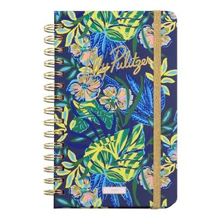 Lilly Pulitzer Medium Planner January 2025 - December 2025, Weekly Agenda & Monthly Calendar, Stickers, Pockets, Spiral Binding, 5