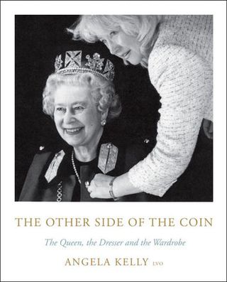 the other side of the coin book cover with a photo of queen elizabeth and her dresser