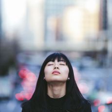 Face, Hair, Photograph, People, Lip, Beauty, Head, Red, Skin, Snapshot, 