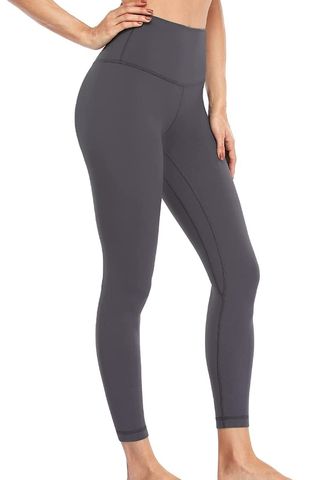 HeyNuts Essential 7/8 Leggings, Buttery Soft Hawthorn Athletic Yoga Pants 25'